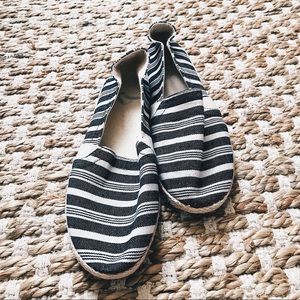 Striped Slip-ons